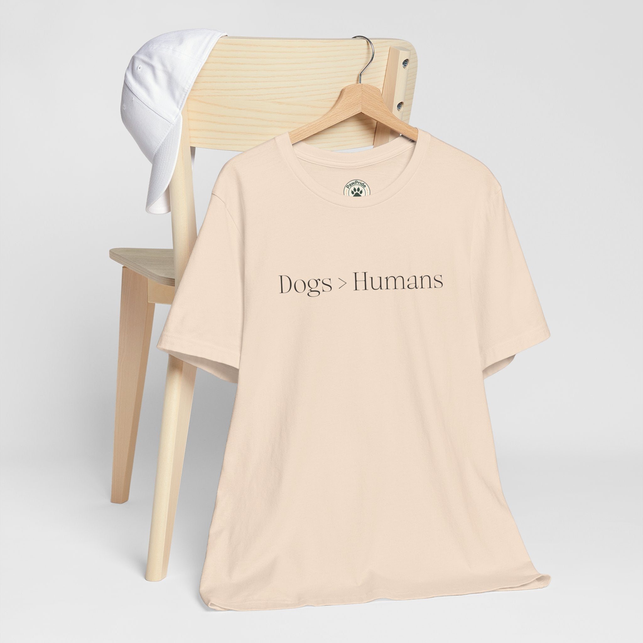 Dogs > Humans Tee — Minimalist Dog Lover T-Shirt