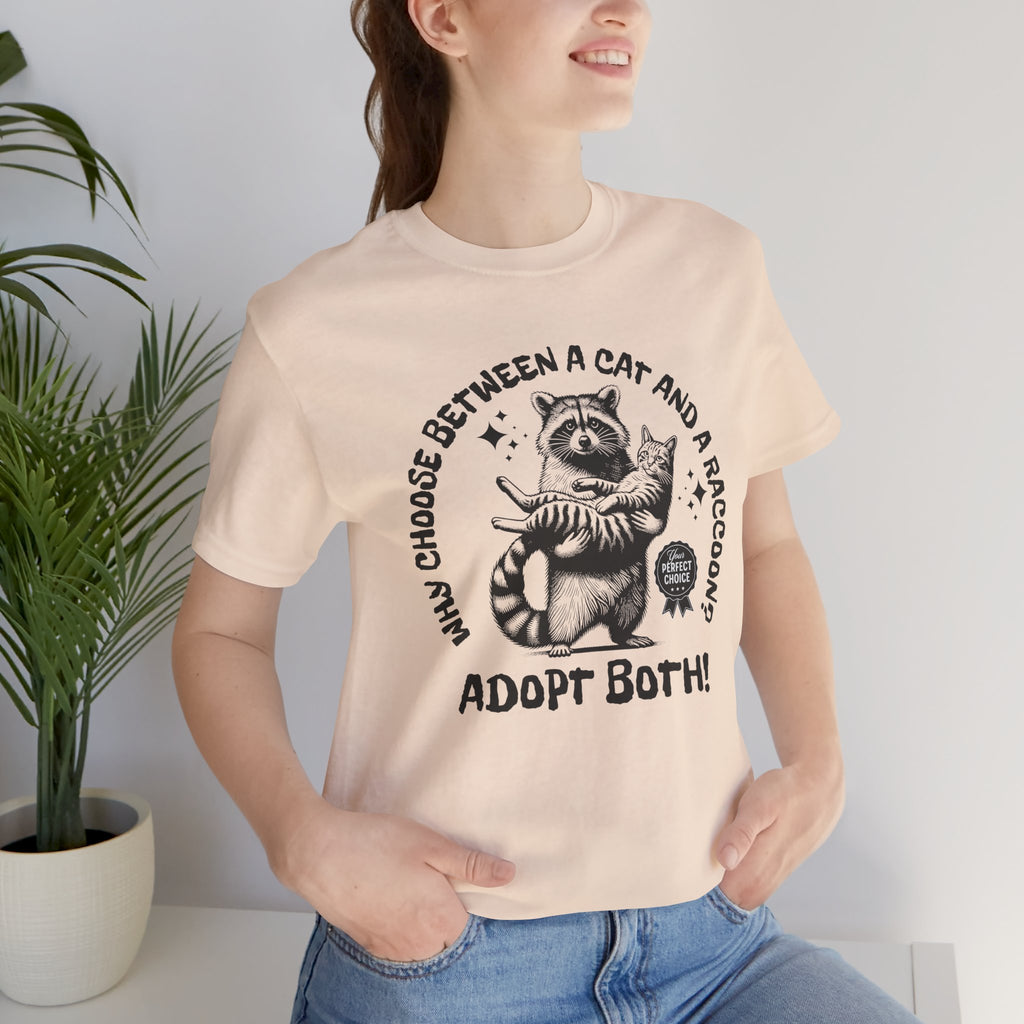 Adopt Both! Raccoon & Cat Rescue T-Shirt
