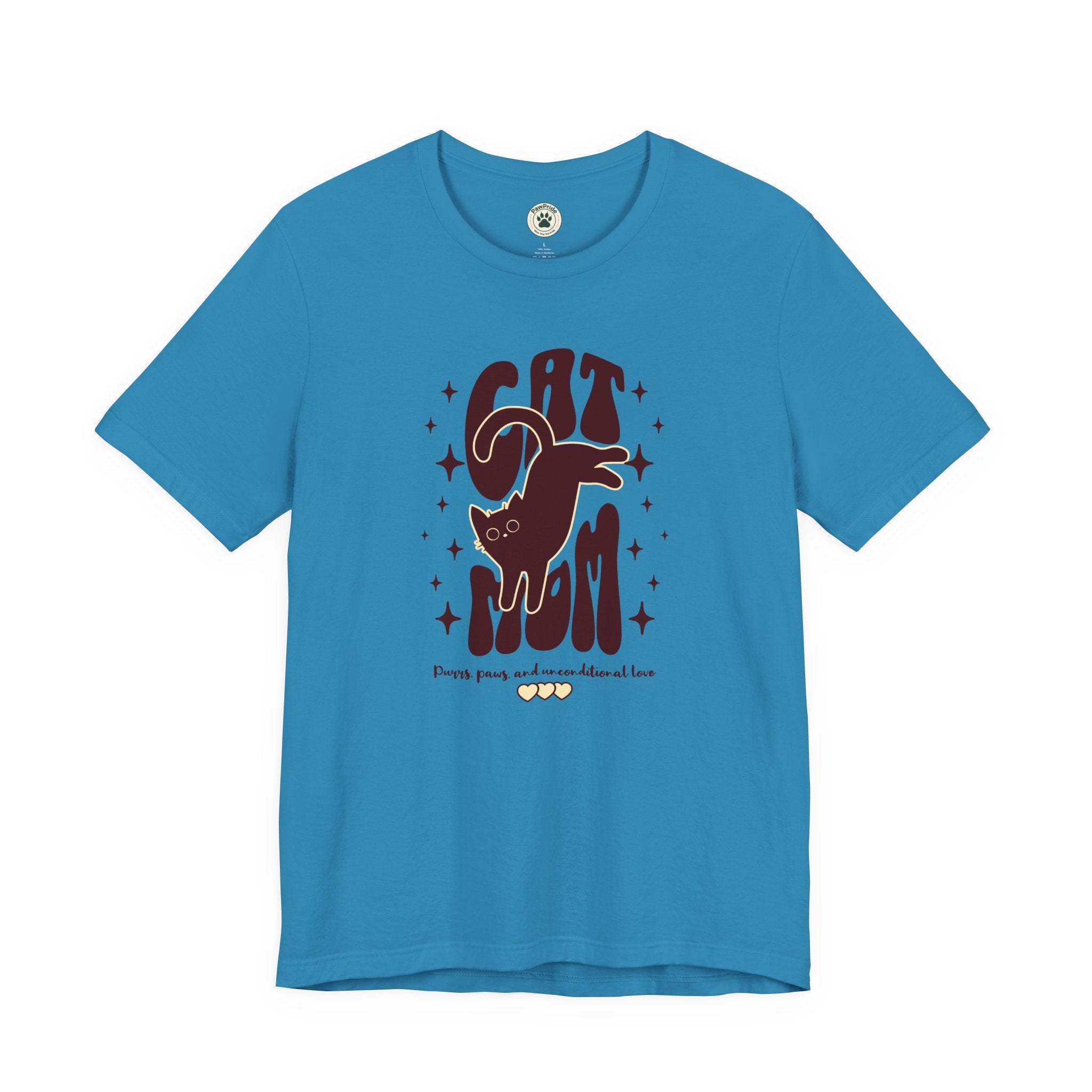 Cat Mom Retro Graphic Tee — "Cat Mom" Vintage Cat Lover T‑Shirt