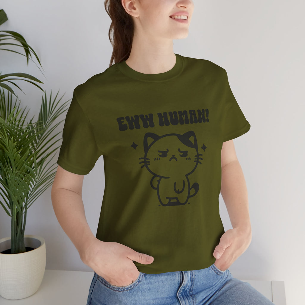 Eww Human! Cute Grumpy Cat Tee