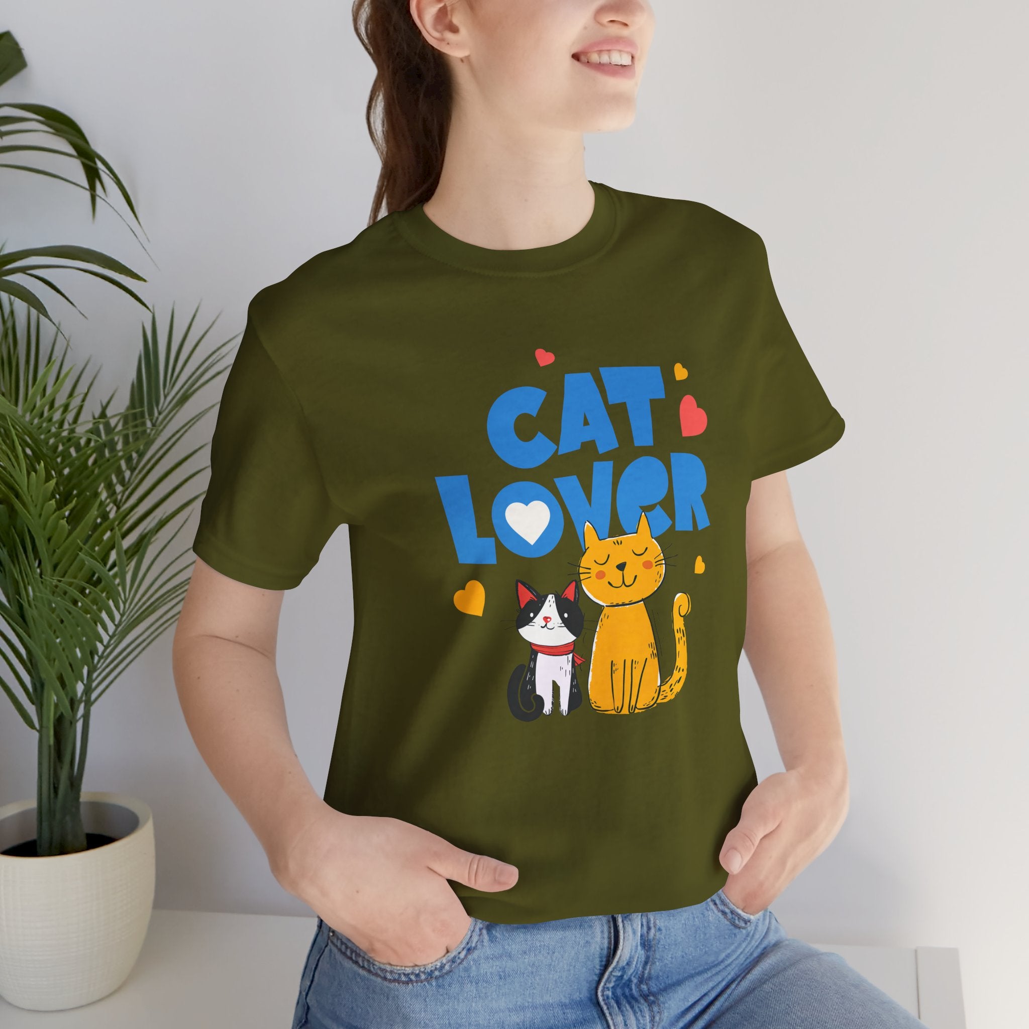 Cat Lover T-Shirt — Cute Cartoon Cats Graphic Tee