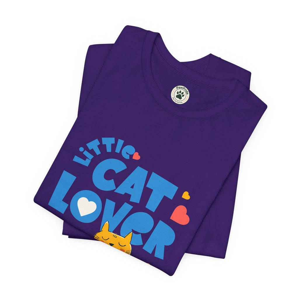 Little Cat Lover T-Shirt — Cute Cat Graphic Tee for Kids & Cat Moms