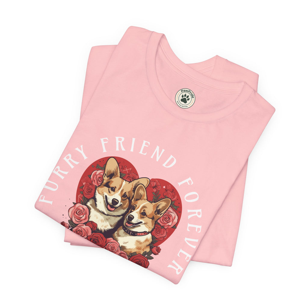 Puppy Love T-Shirt — "Furry Friend Forever" Corgi Tee
