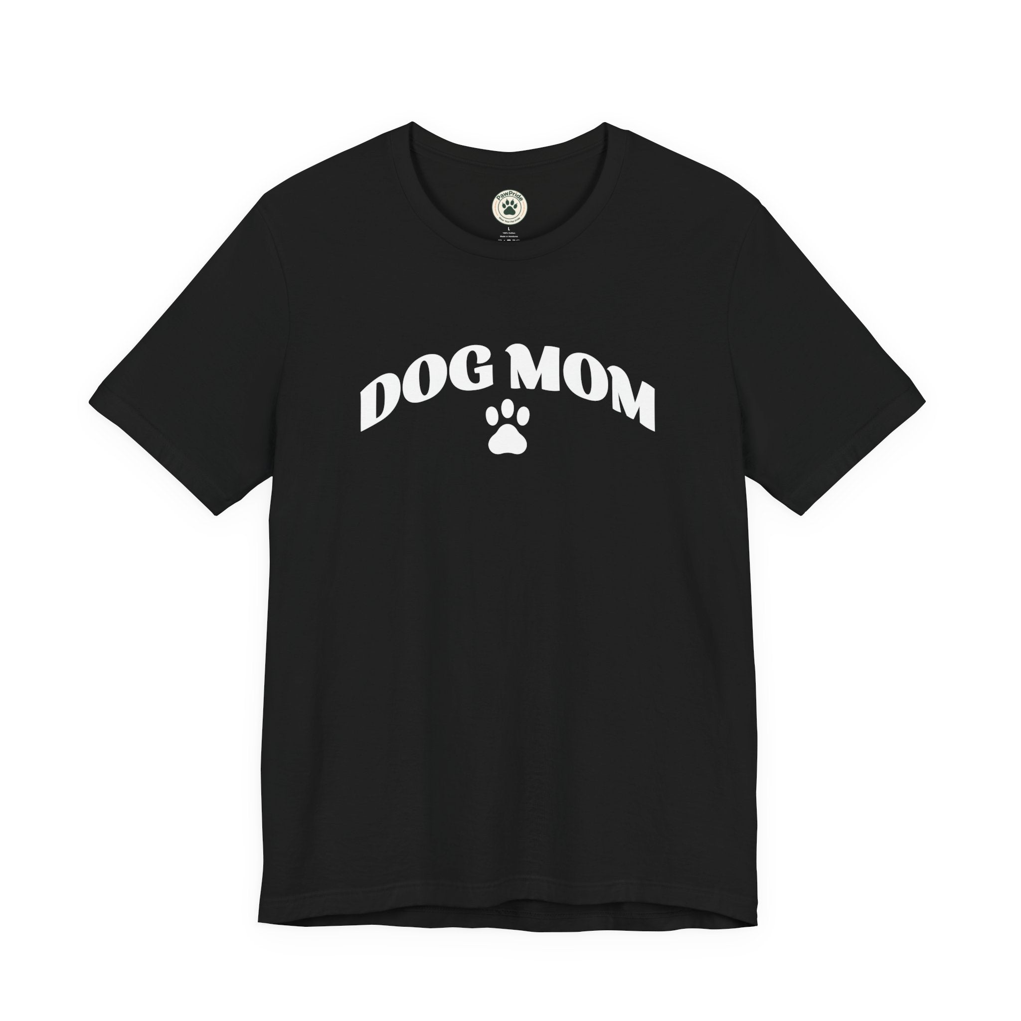 Dog Mom T-Shirt – Retro Paw Print Tee for Dog Lovers, Pet Mom Gift