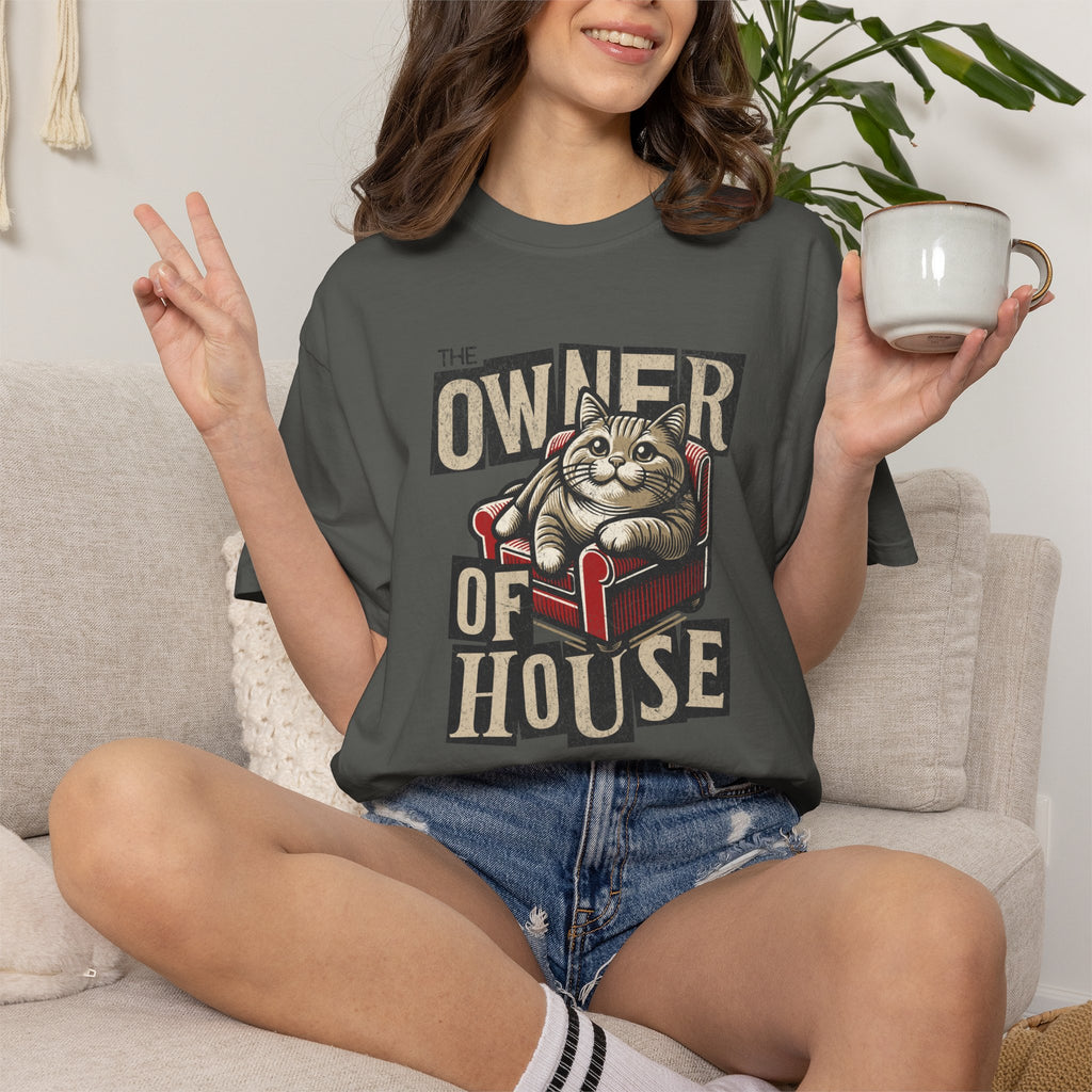 Owner of the House Cat T-Shirt — Vintage Cat Graphic Tee