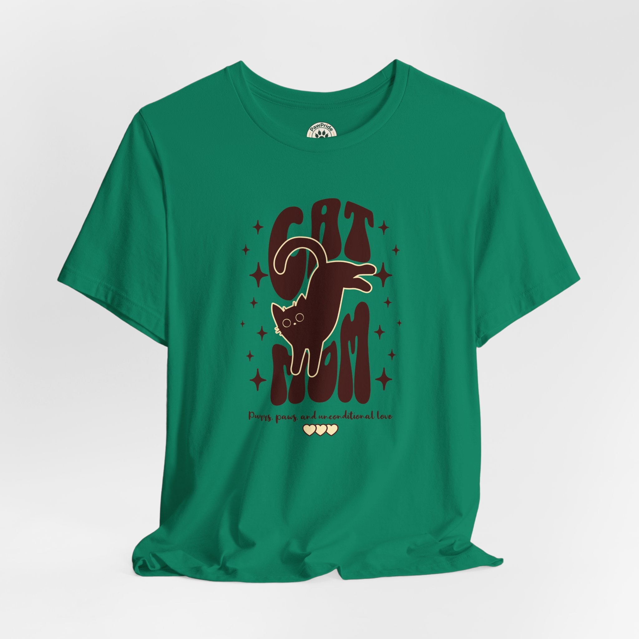 Cat Mom Retro Graphic Tee — "Cat Mom" Vintage Cat Lover T‑Shirt