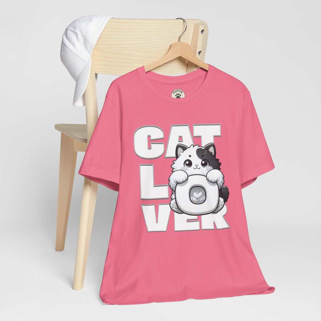 Cat Lover T‑Shirt — Cute Kitten Donut Graphic Tee for Cat Fans