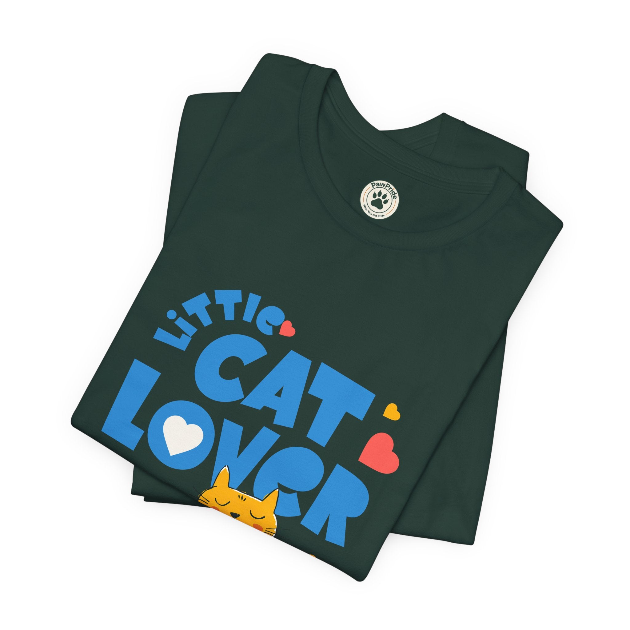 Little Cat Lover T-Shirt — Cute Cat Graphic Tee for Kids & Cat Moms