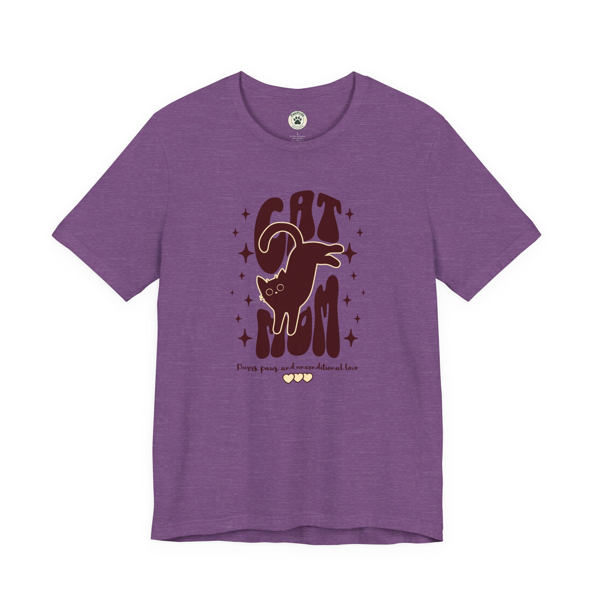 Cat Mom Retro Graphic Tee — "Cat Mom" Vintage Cat Lover T‑Shirt
