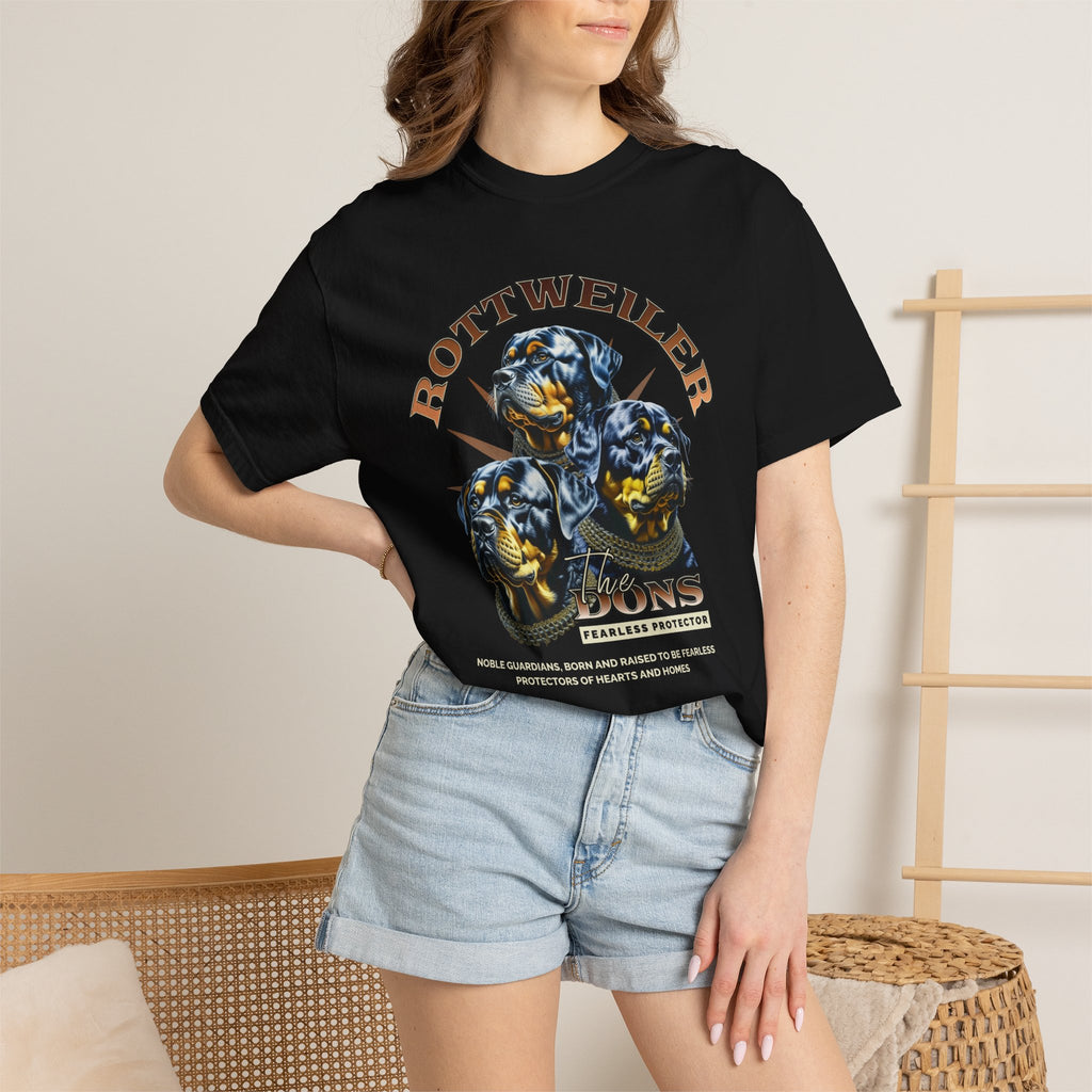 Rottweiler Guard Dog T-Shirt — Vintage Triple Rottweiler Graphic