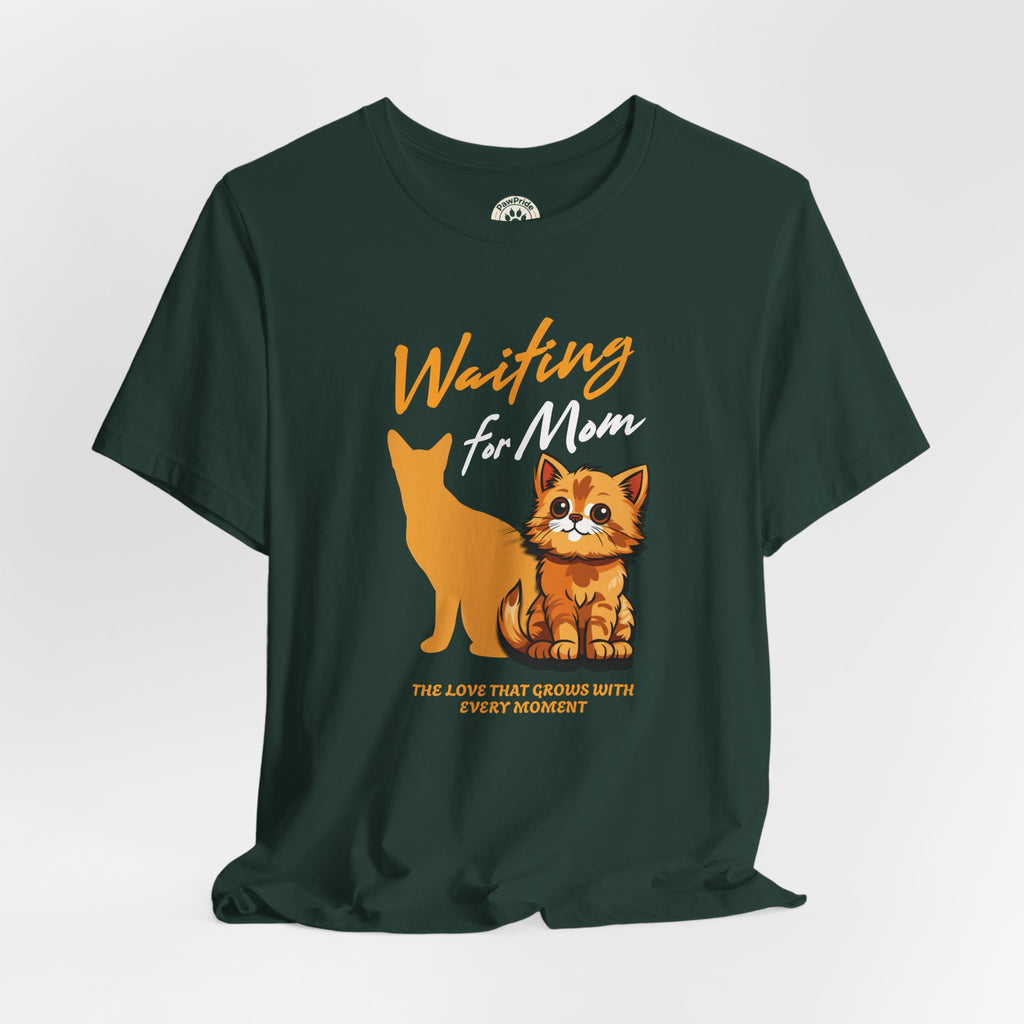 Waiting for Mom Cat T-Shirt — Cute Rescue Kitten Graphic Tee
