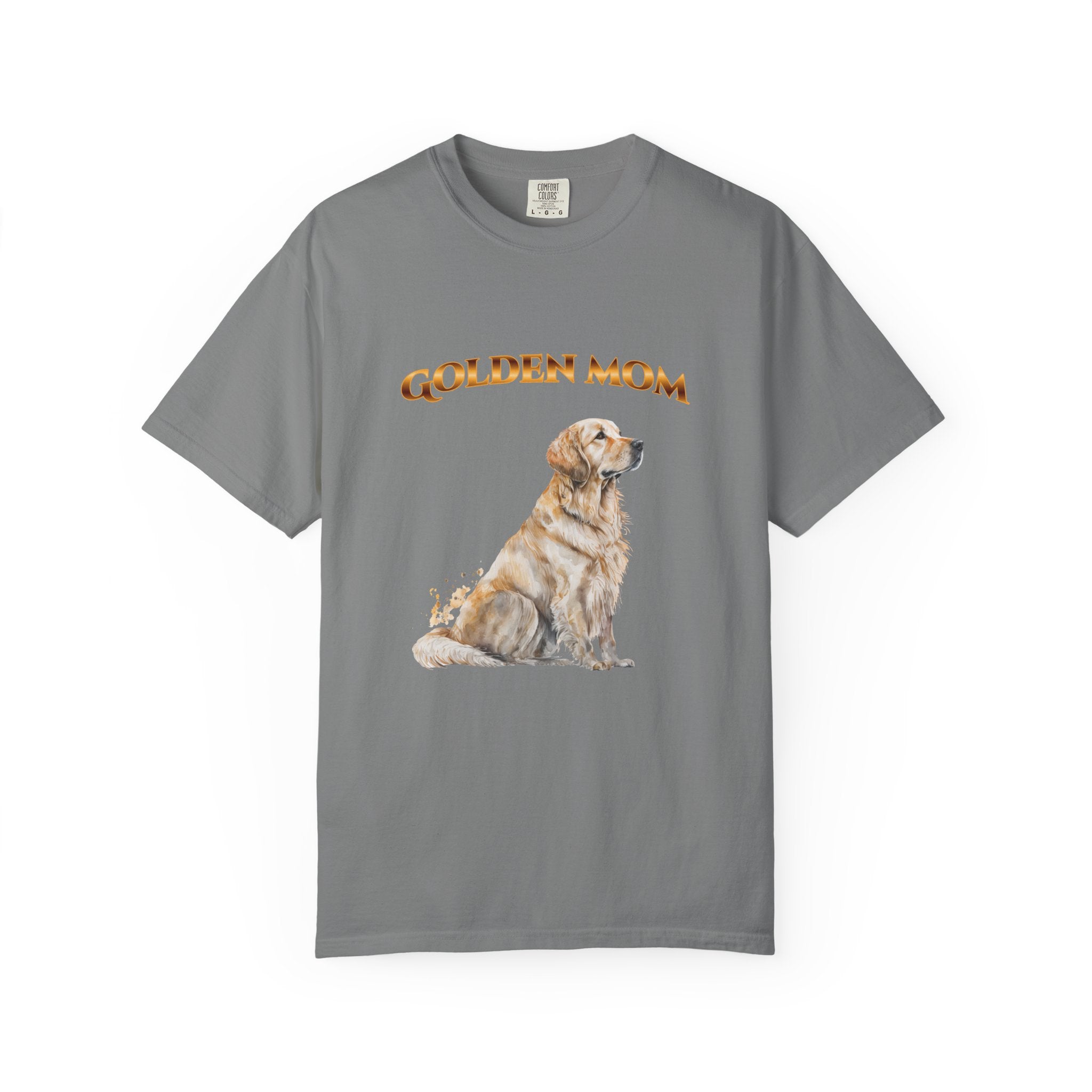 Golden Mom T-Shirt — Cute Golden Retriever Mom Tee for Dog Lovers