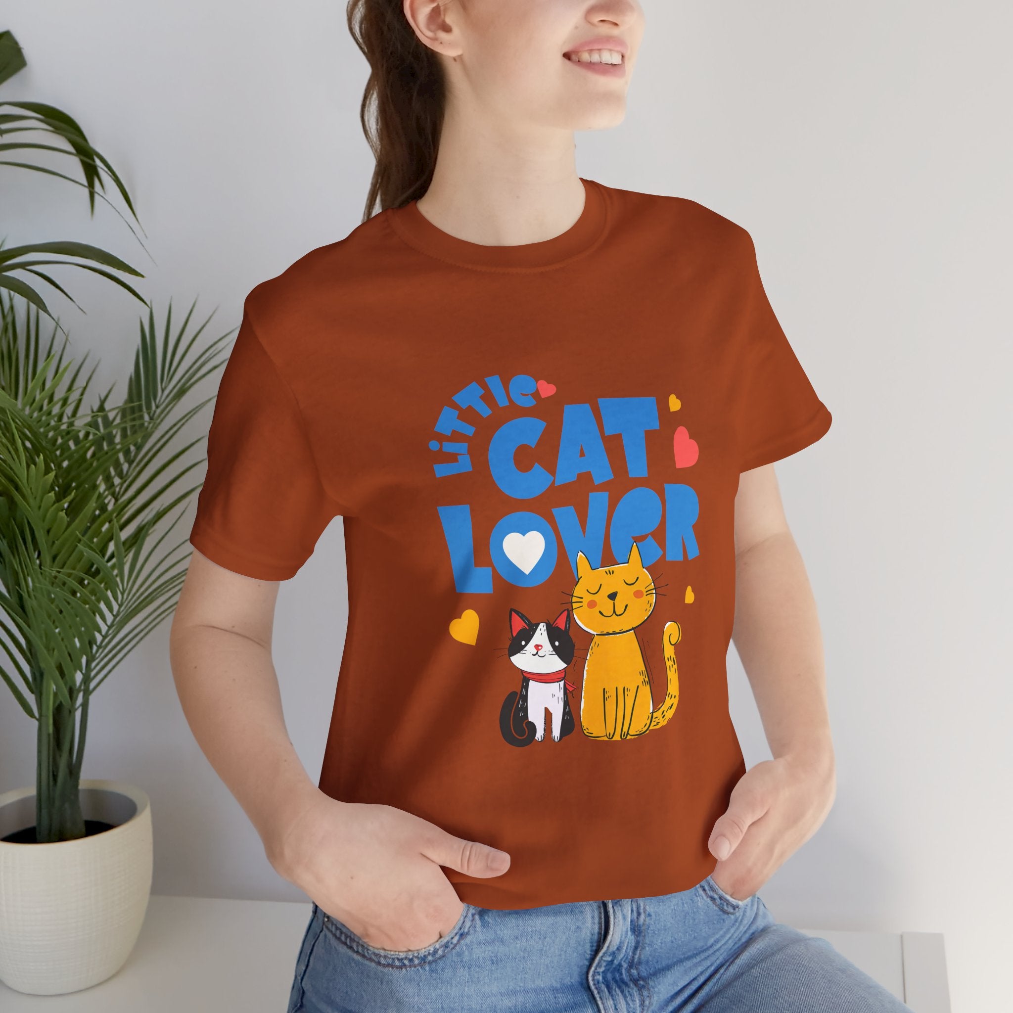 Little Cat Lover T-Shirt — Cute Cat Graphic Tee for Kids & Cat Moms