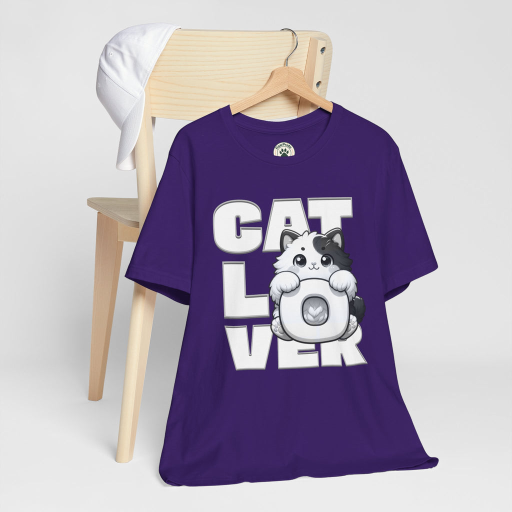 Cat Lover T‑Shirt — Cute Kitten Donut Graphic Tee for Cat Fans