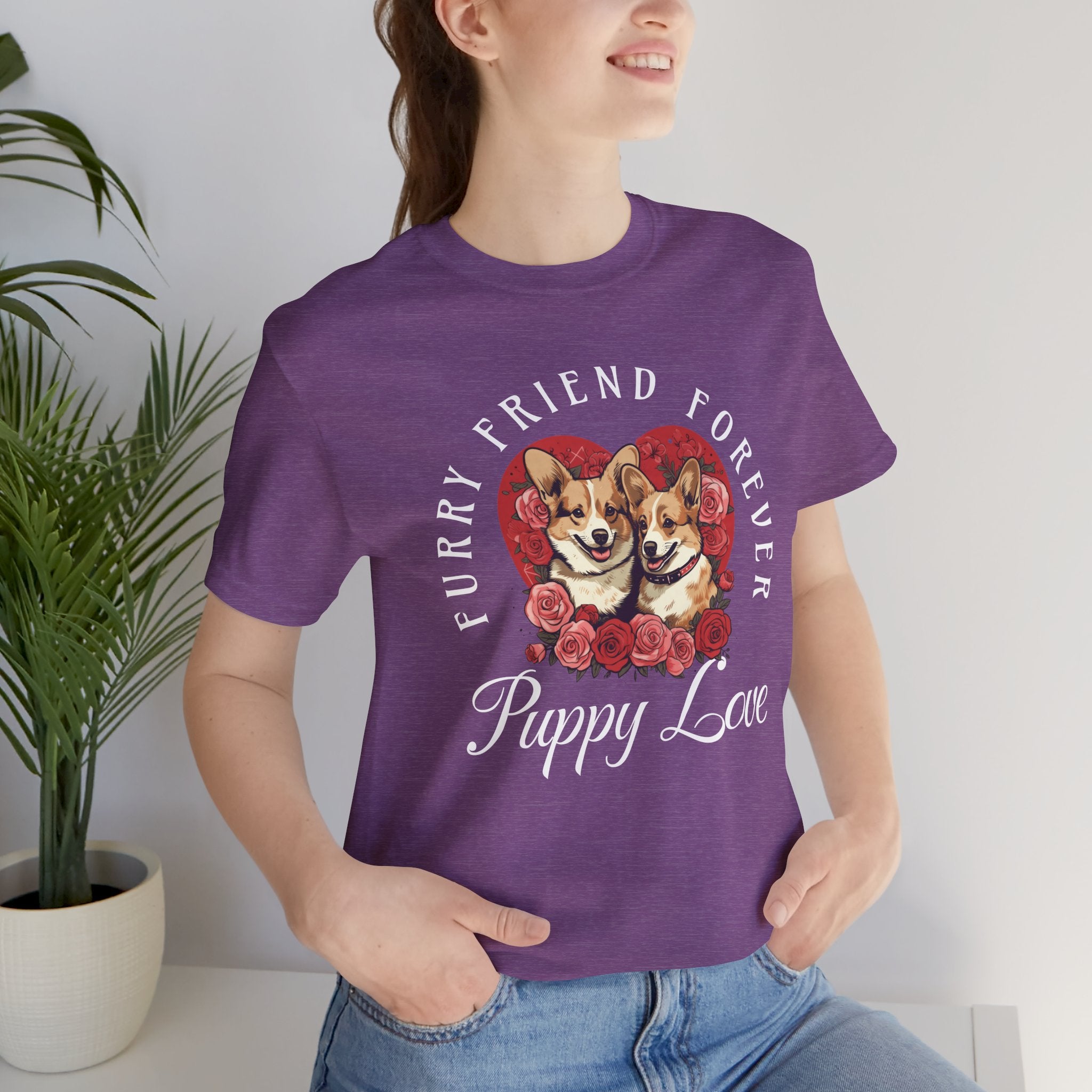 Puppy Love T-Shirt — "Furry Friend Forever" Corgi Tee