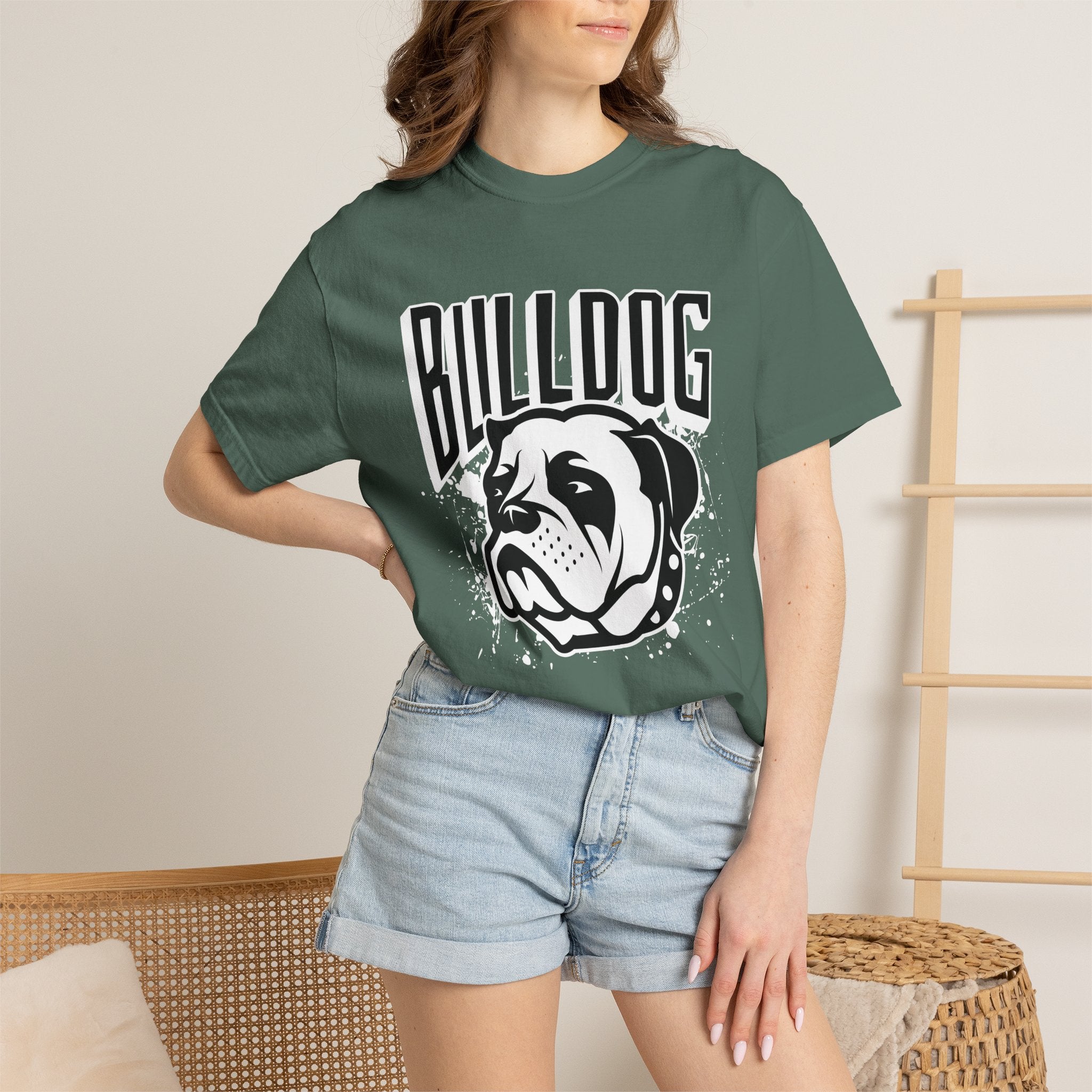 Bulldog Graphic T-Shirt — Vintage Team Mascot Tee