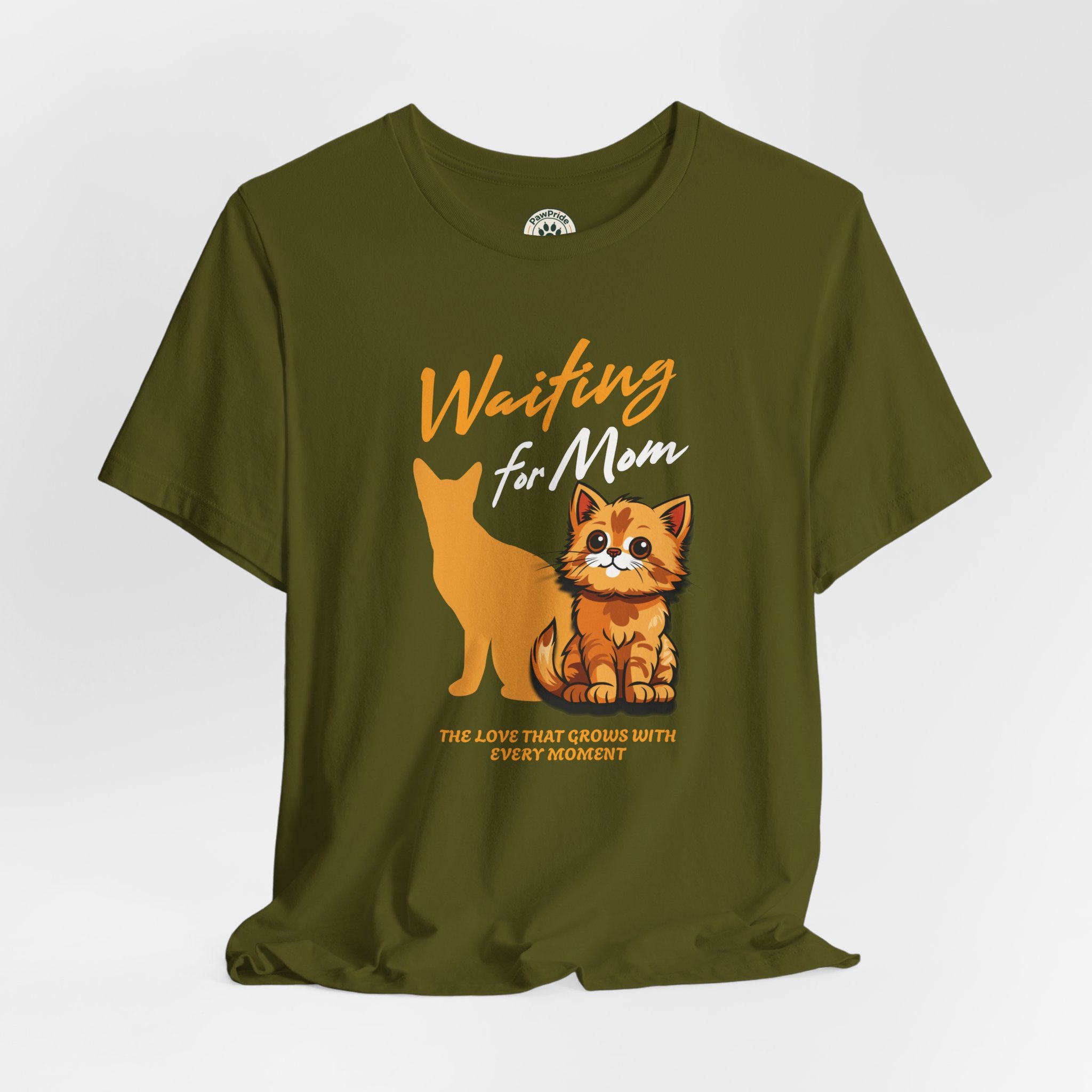 Waiting for Mom Cat T-Shirt — Cute Rescue Kitten Graphic Tee