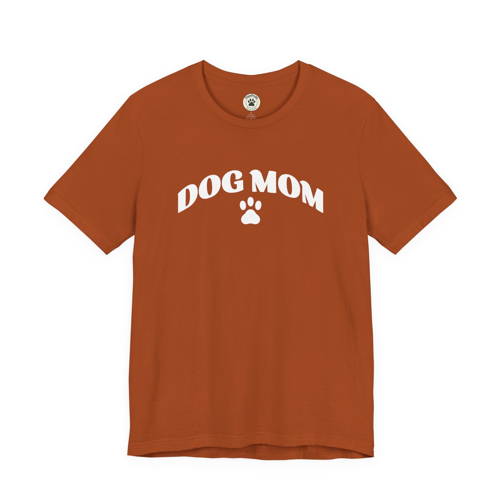 Dog Mom T-Shirt – Retro Paw Print Tee for Dog Lovers, Pet Mom Gift