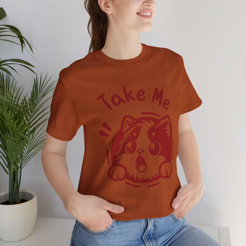 Take Me Puppy T-Shirt — Cute Dog Graphic Tee for Pet Lovers