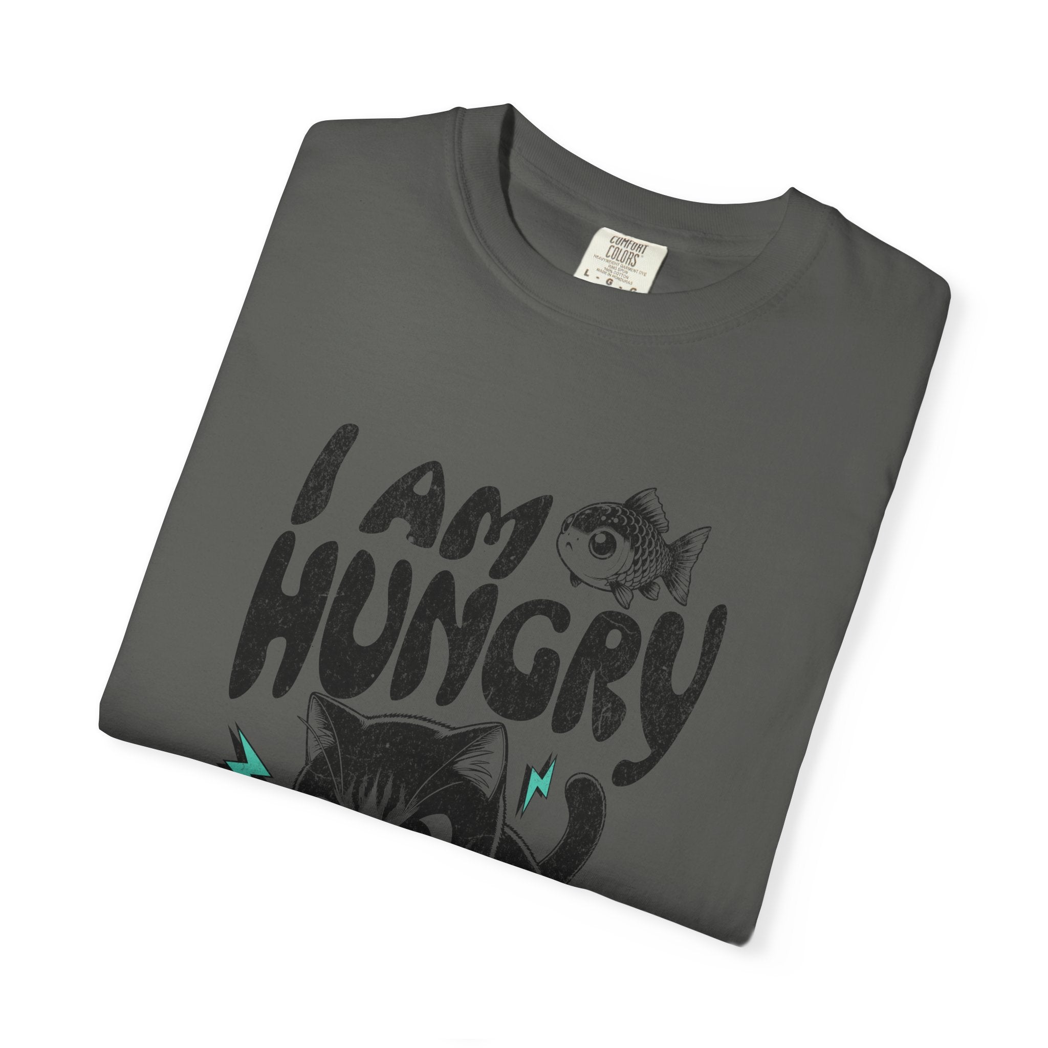 I Am Hungry Cat T-Shirt — Cute Kitten Graphic Tee