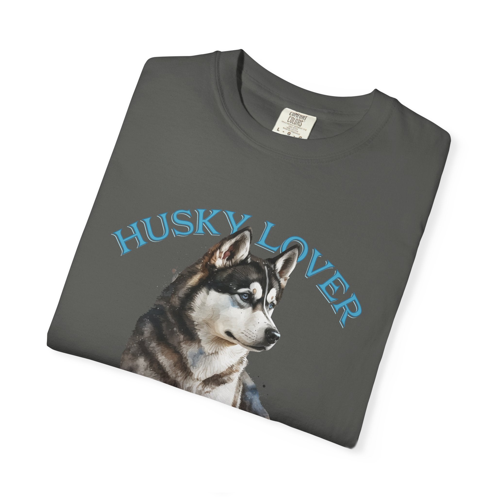 Husky Lover T-Shirt – “Wolf at Heart” Graphic Tee