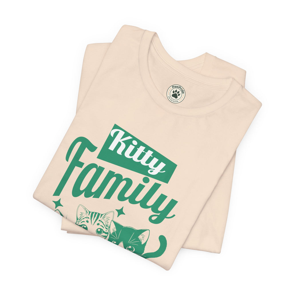 Kitty Family Tee — 'Work Together, and Succeed Together' Cat Graphic Shirt