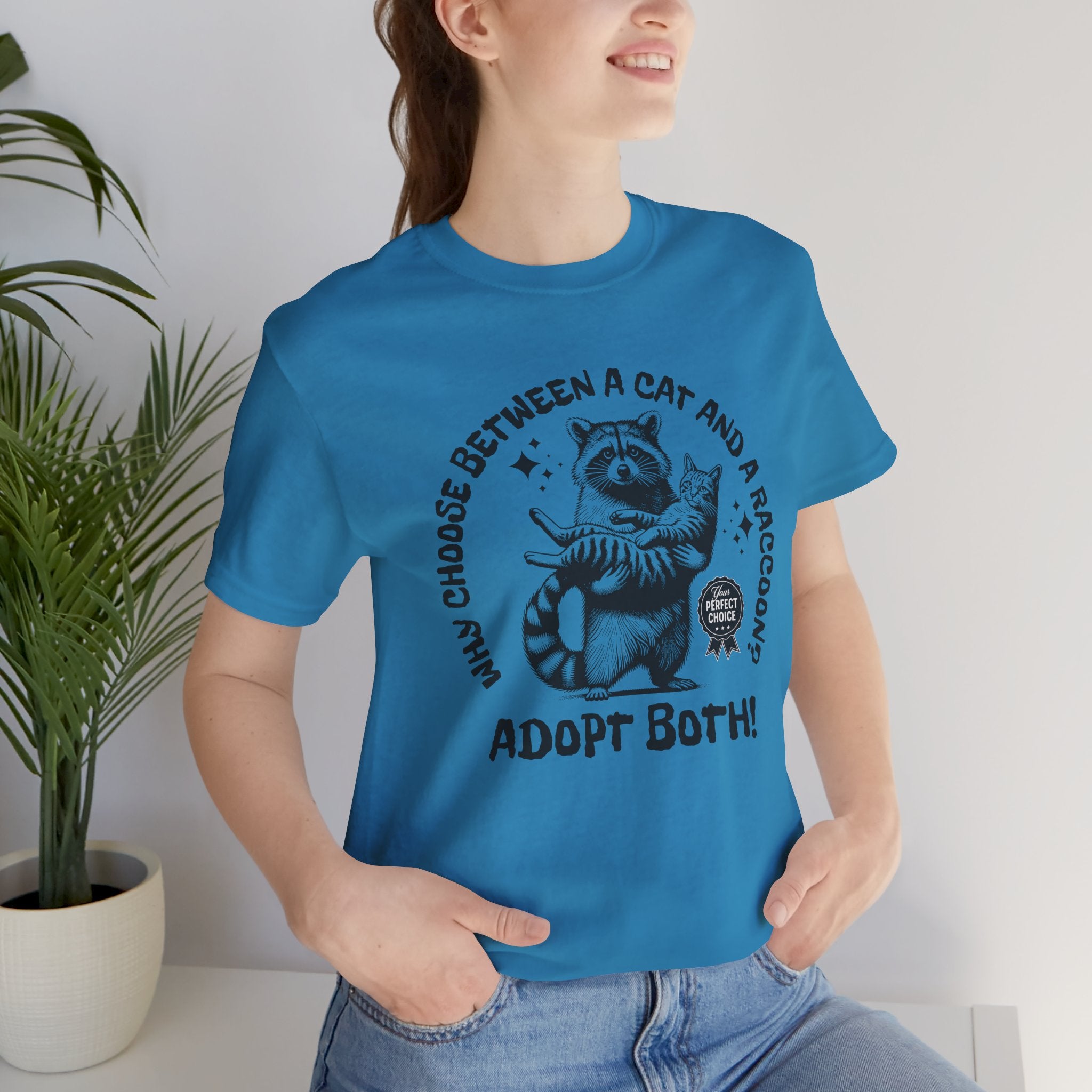 Adopt Both! Raccoon & Cat Rescue T-Shirt
