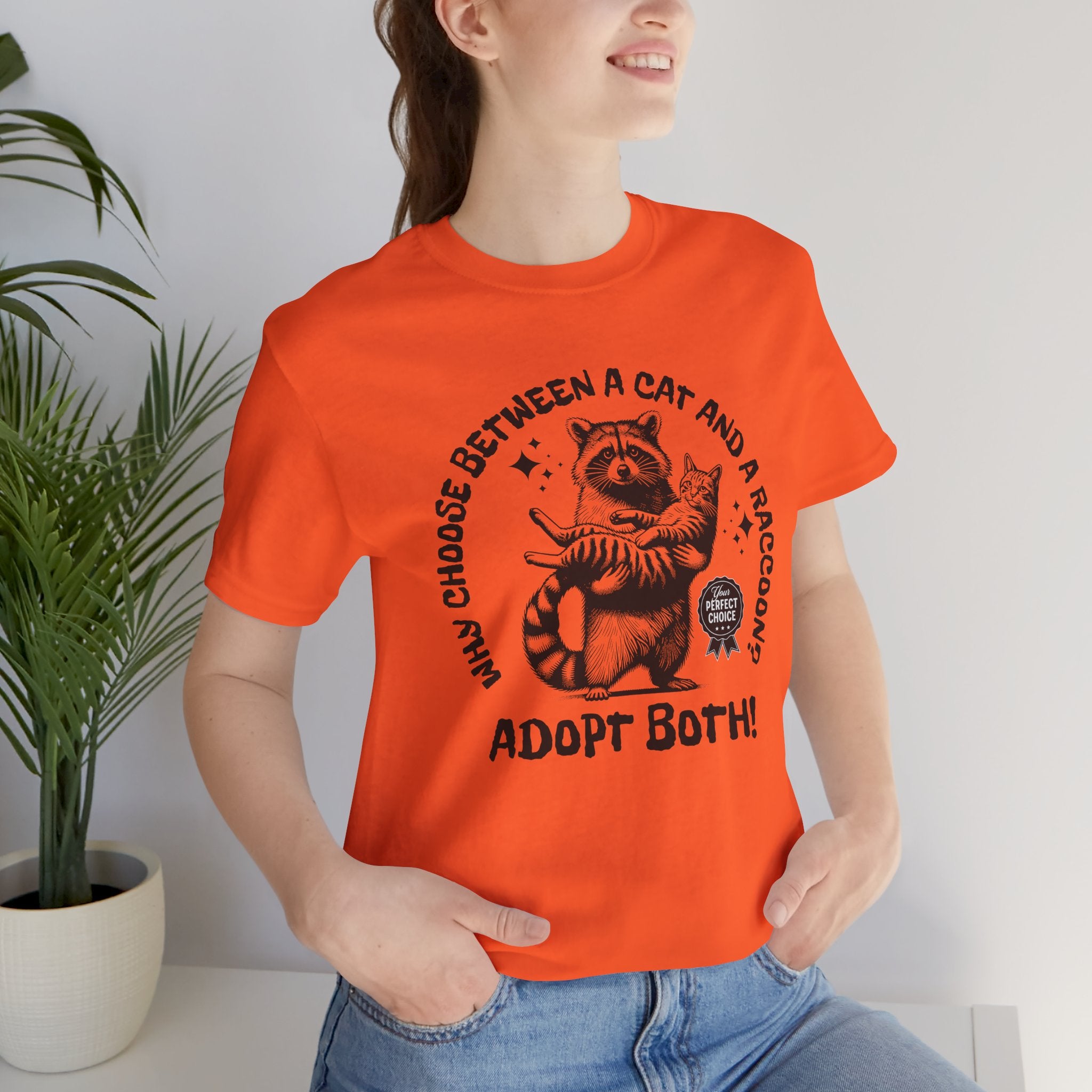 Adopt Both! Raccoon & Cat Rescue T-Shirt