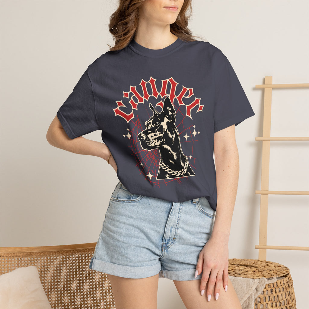 Doberman Graphic T-Shirt — Vintage “Winner” Dog Design