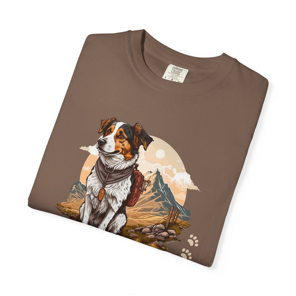 Outdoory Dog T-Shirt — Adventure Mountain Pup Graphic Tee