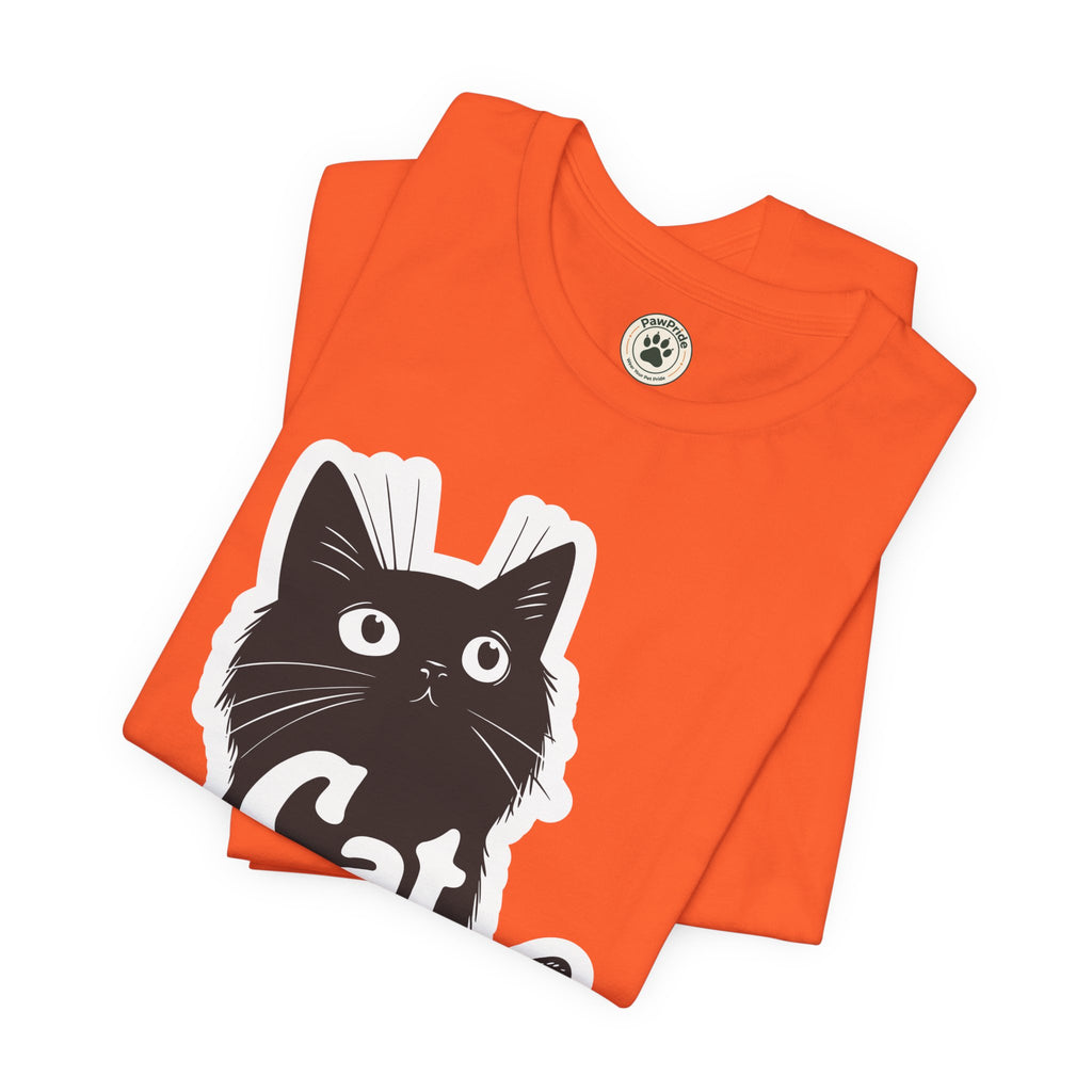 Cat Mama T-Shirt – Cute Black Cat Graphic Tee for Cat Lovers