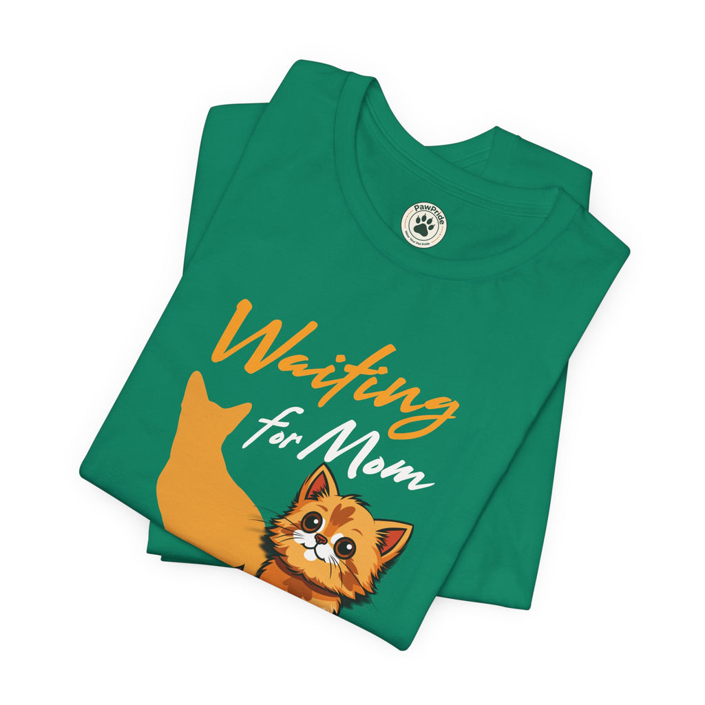 Waiting for Mom Cat T-Shirt — Cute Rescue Kitten Graphic Tee