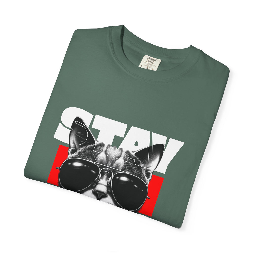 Stay Cool Cat T-Shirt — Retro Sunglasses Graphic Tee