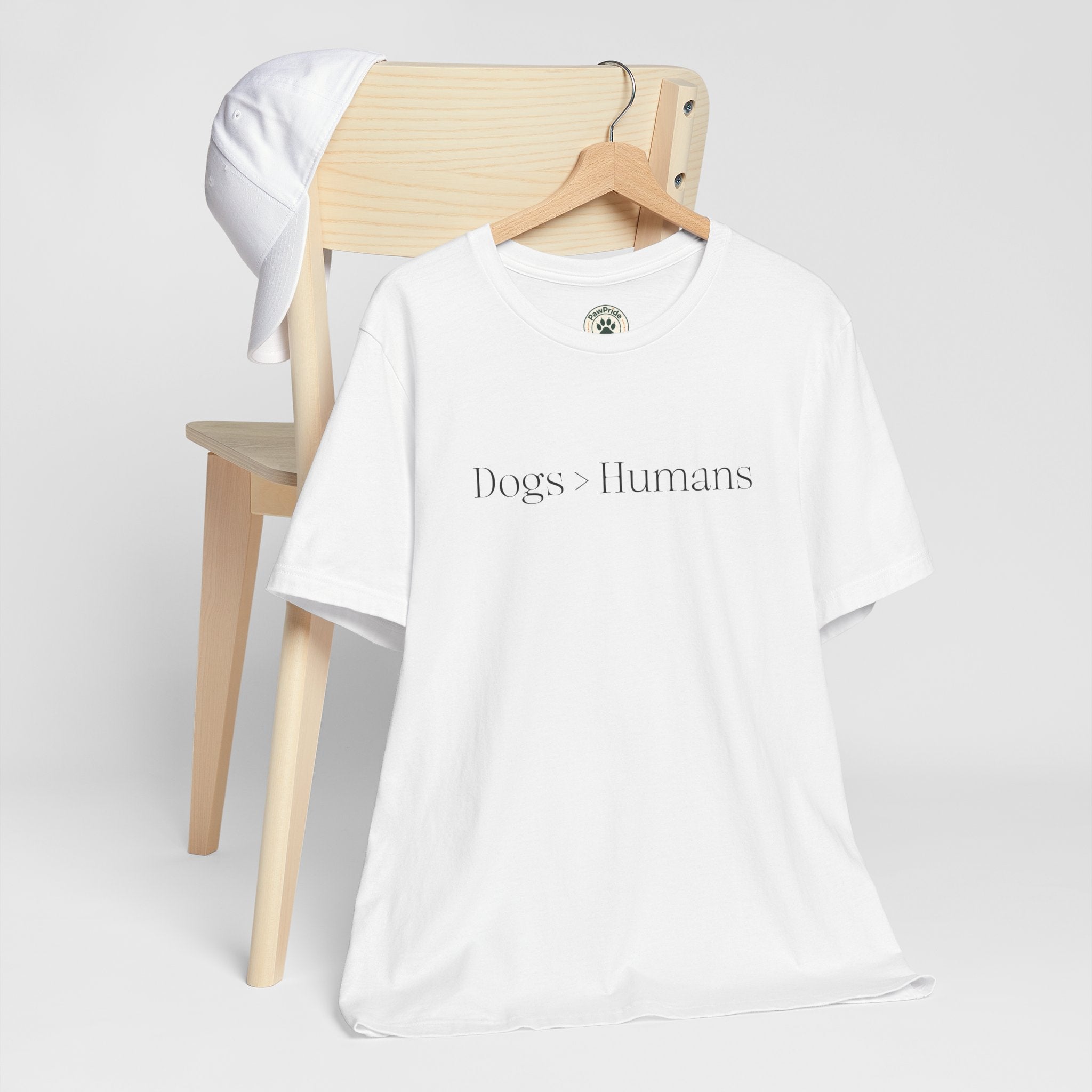 Dogs > Humans Tee — Minimalist Dog Lover T-Shirt