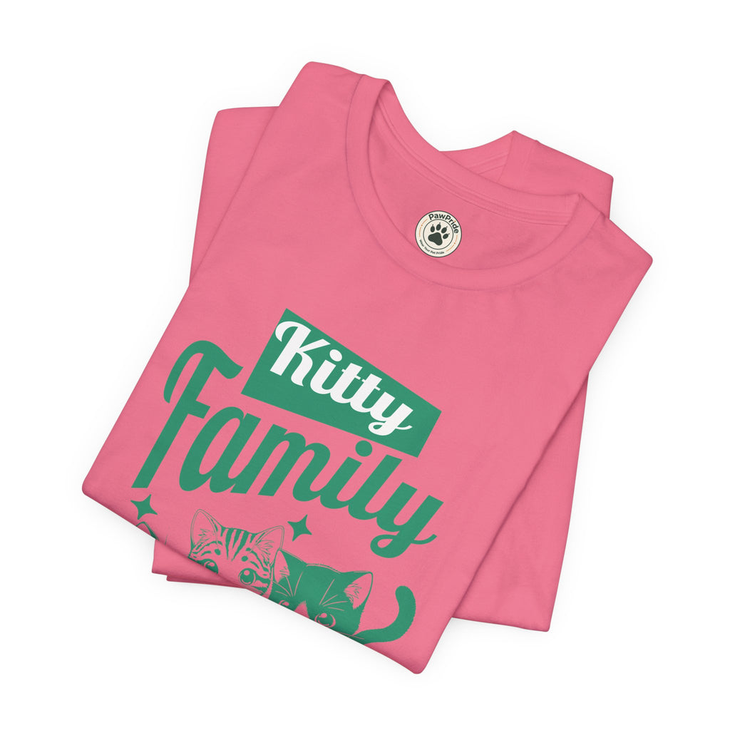 Kitty Family Tee — 'Work Together, and Succeed Together' Cat Graphic Shirt