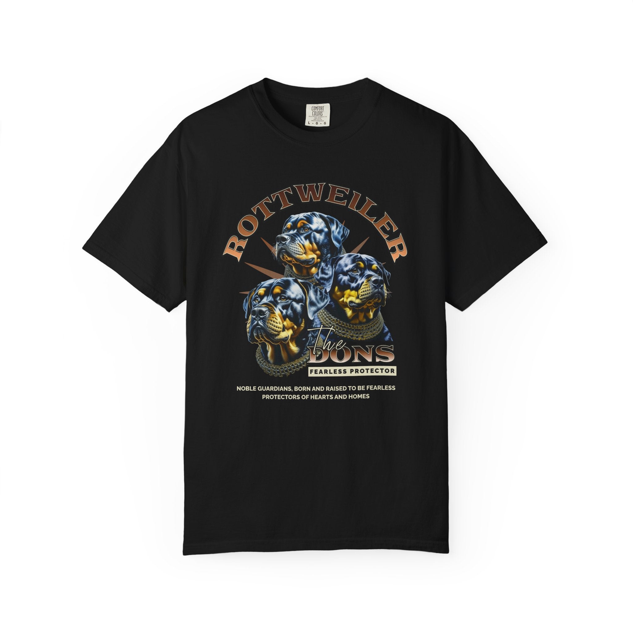 Rottweiler Guard Dog T-Shirt — Vintage Triple Rottweiler Graphic