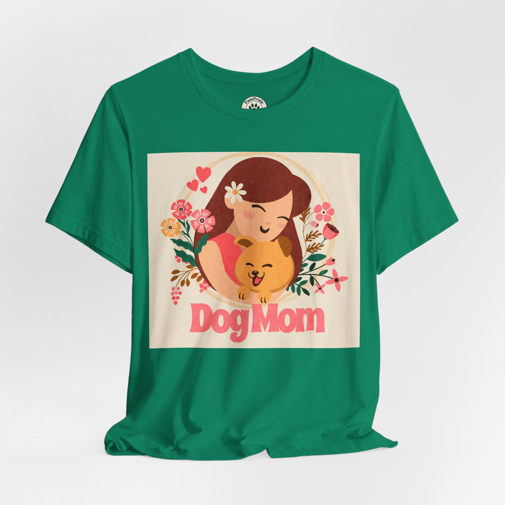 Dog Mom T-Shirt — Cute Floral Dog Mom Tee