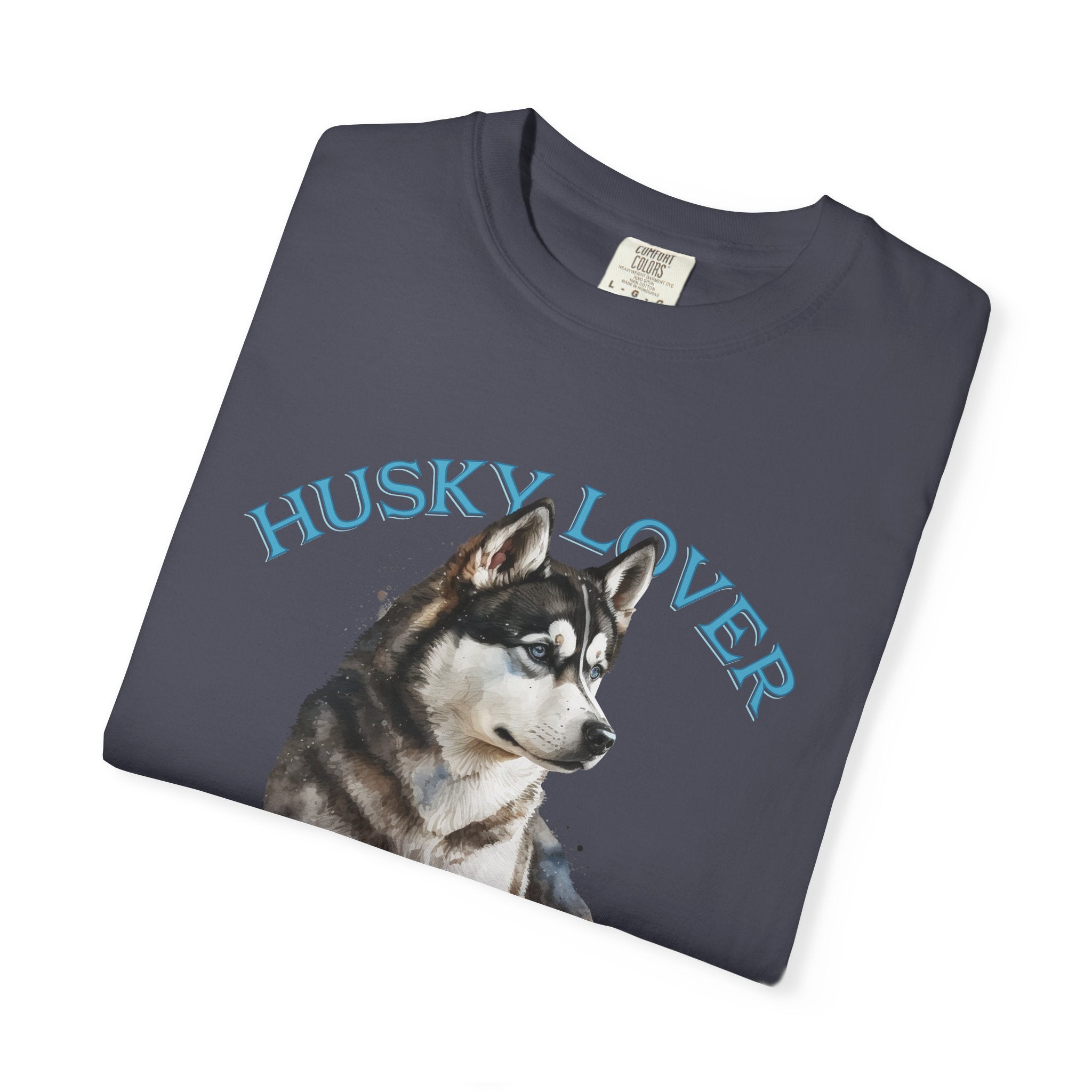 Husky Lover T-Shirt – “Wolf at Heart” Graphic Tee