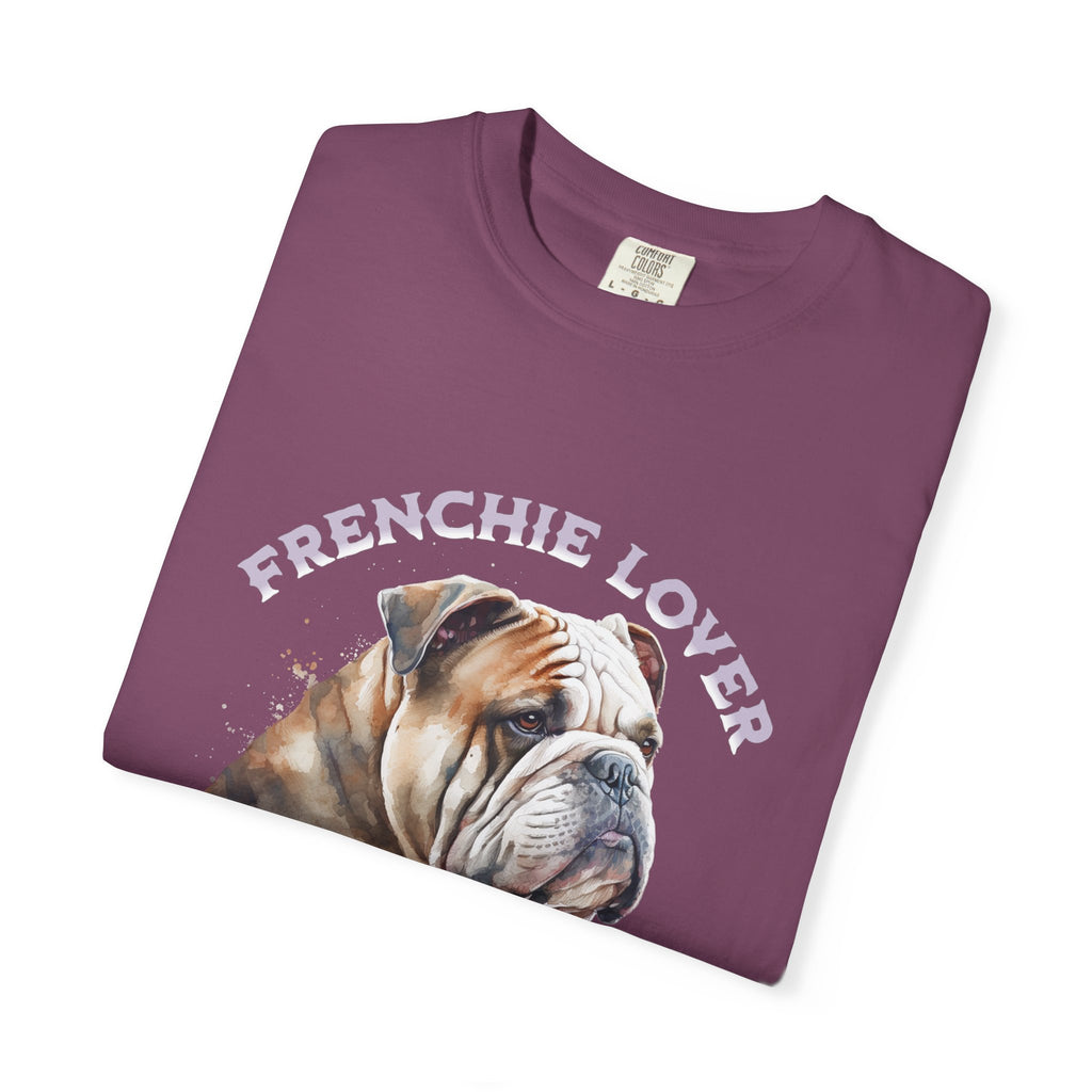 Frenchie Lover T-Shirt — Watercolor English Bulldog Tee