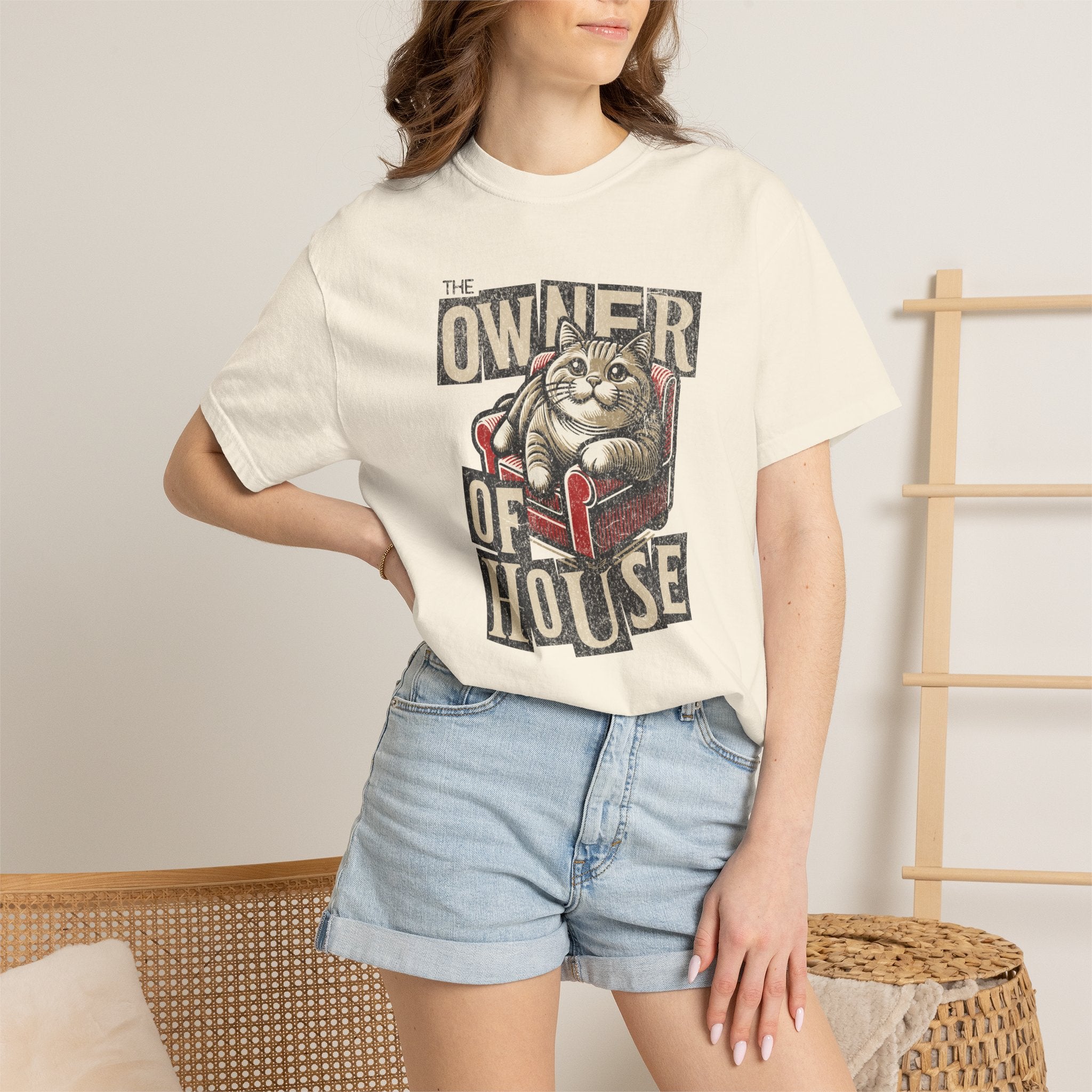 Owner of the House Cat T-Shirt — Vintage Cat Graphic Tee
