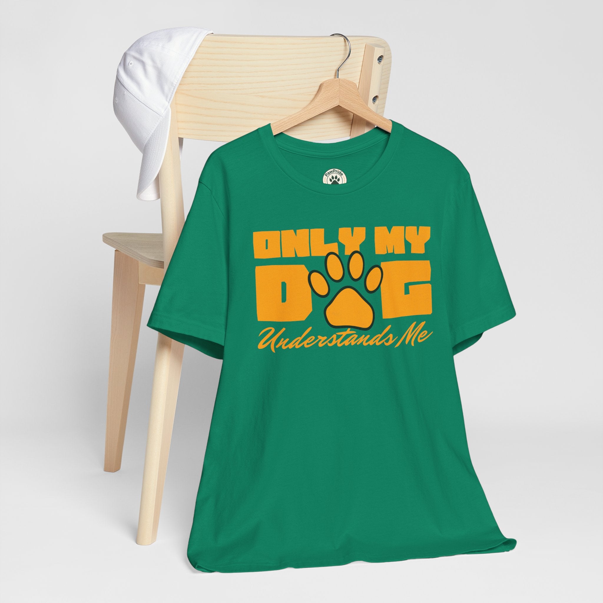 Dog Lover T‑Shirt — "Only My Dog Understands Me" Paw Print Tee