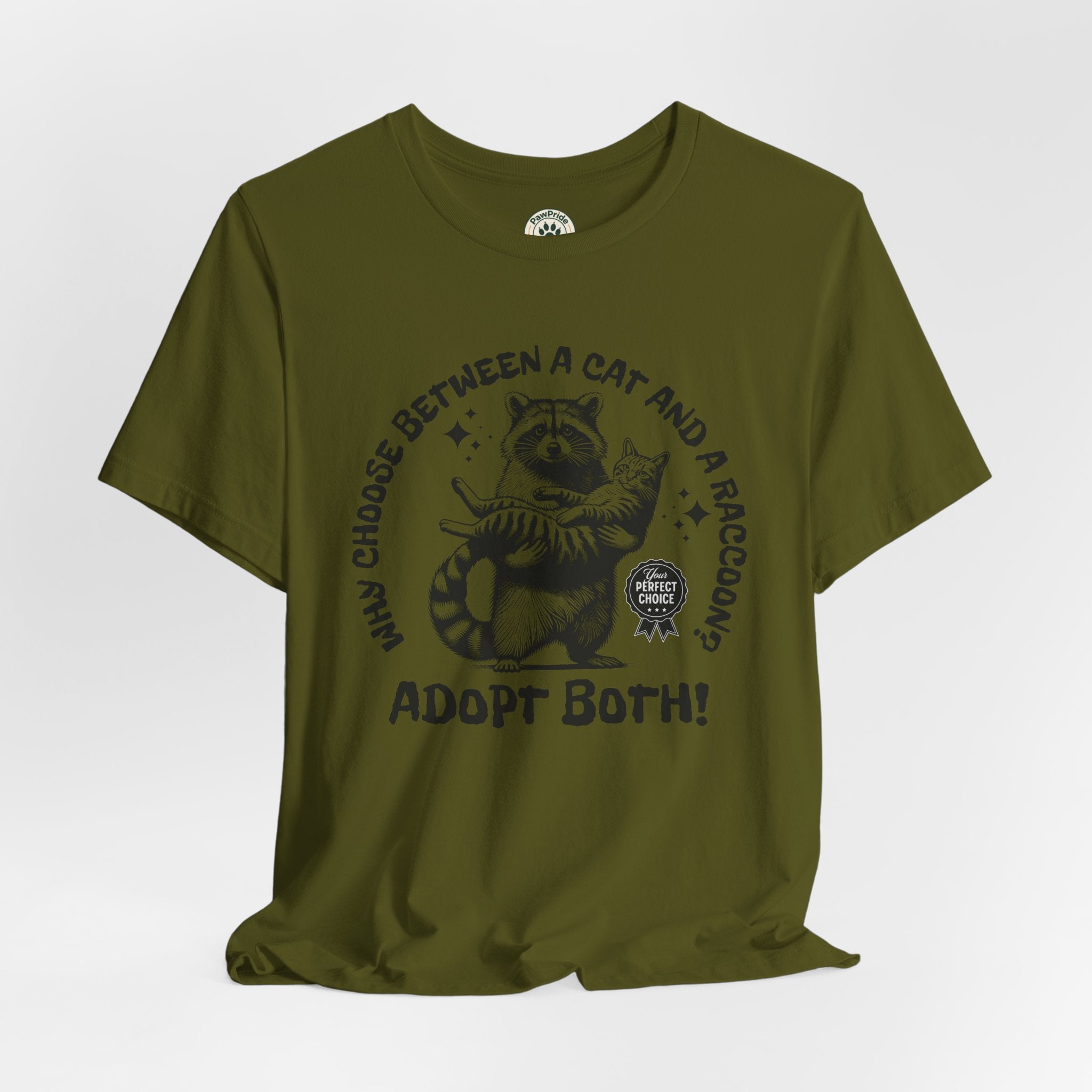 Adopt Both! Raccoon & Cat Rescue T-Shirt