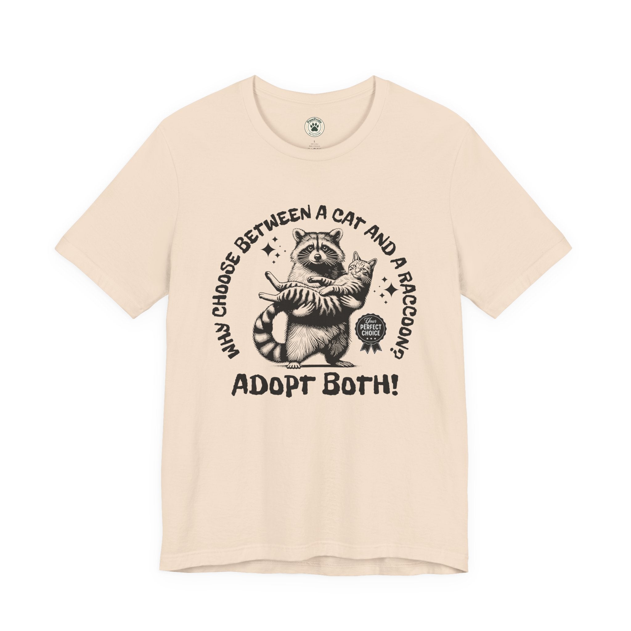 Adopt Both! Raccoon & Cat Rescue T-Shirt