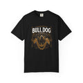 Bulldog Graphic Tee — Vintage Rottweiler Portrait with Gold Chains
