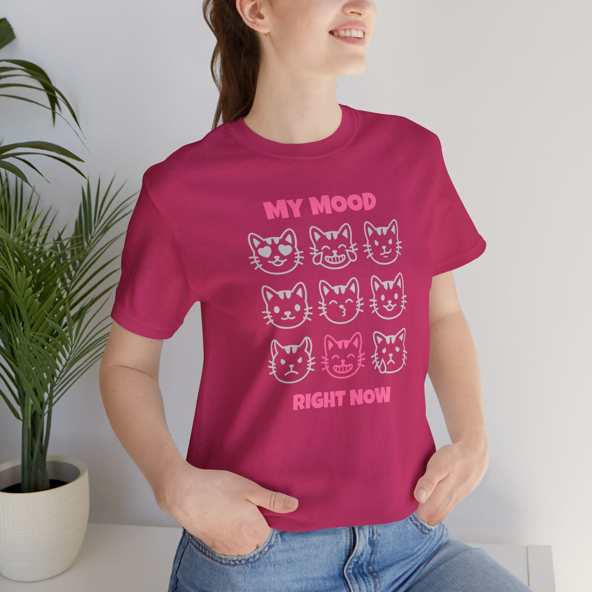 My Mood Right Now Cat Graphic Tee