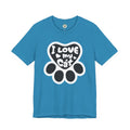 I Love My Cat Paw T-Shirt — Cute Cat Lover Tee