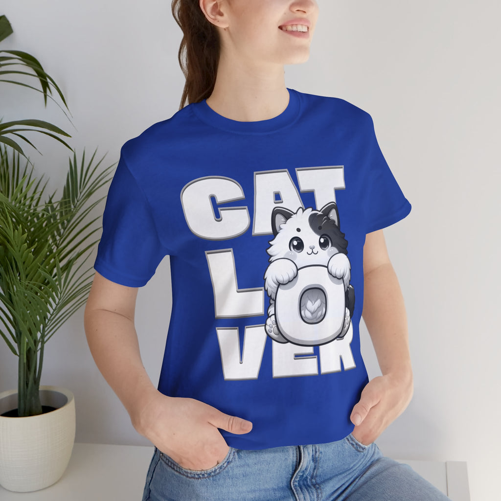 Cat Lover T‑Shirt — Cute Kitten Donut Graphic Tee for Cat Fans
