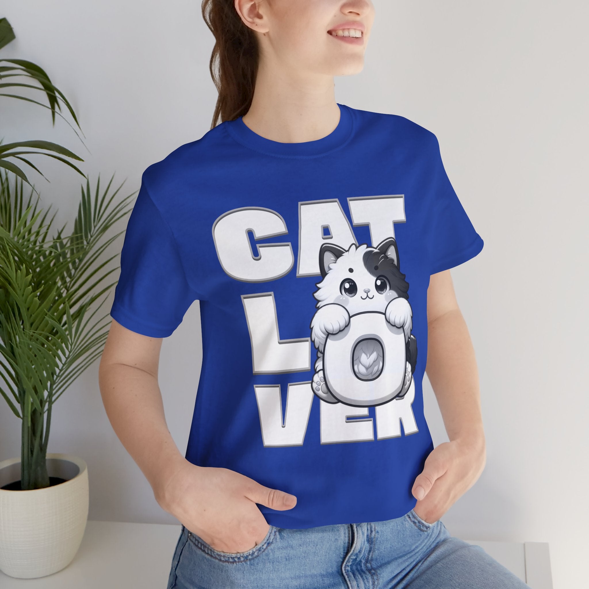Cat Lover T‑Shirt — Cute Kitten Donut Graphic Tee for Cat Fans