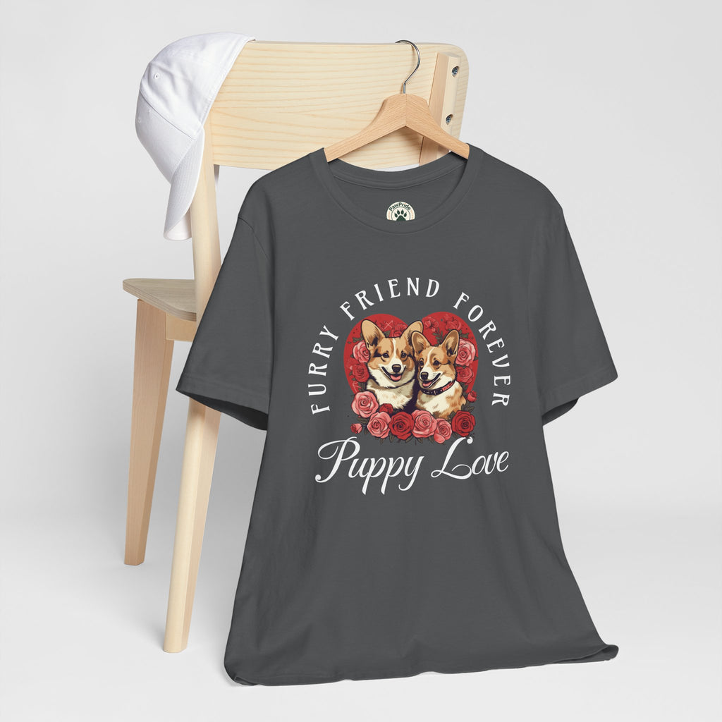 Puppy Love T-Shirt — "Furry Friend Forever" Corgi Tee