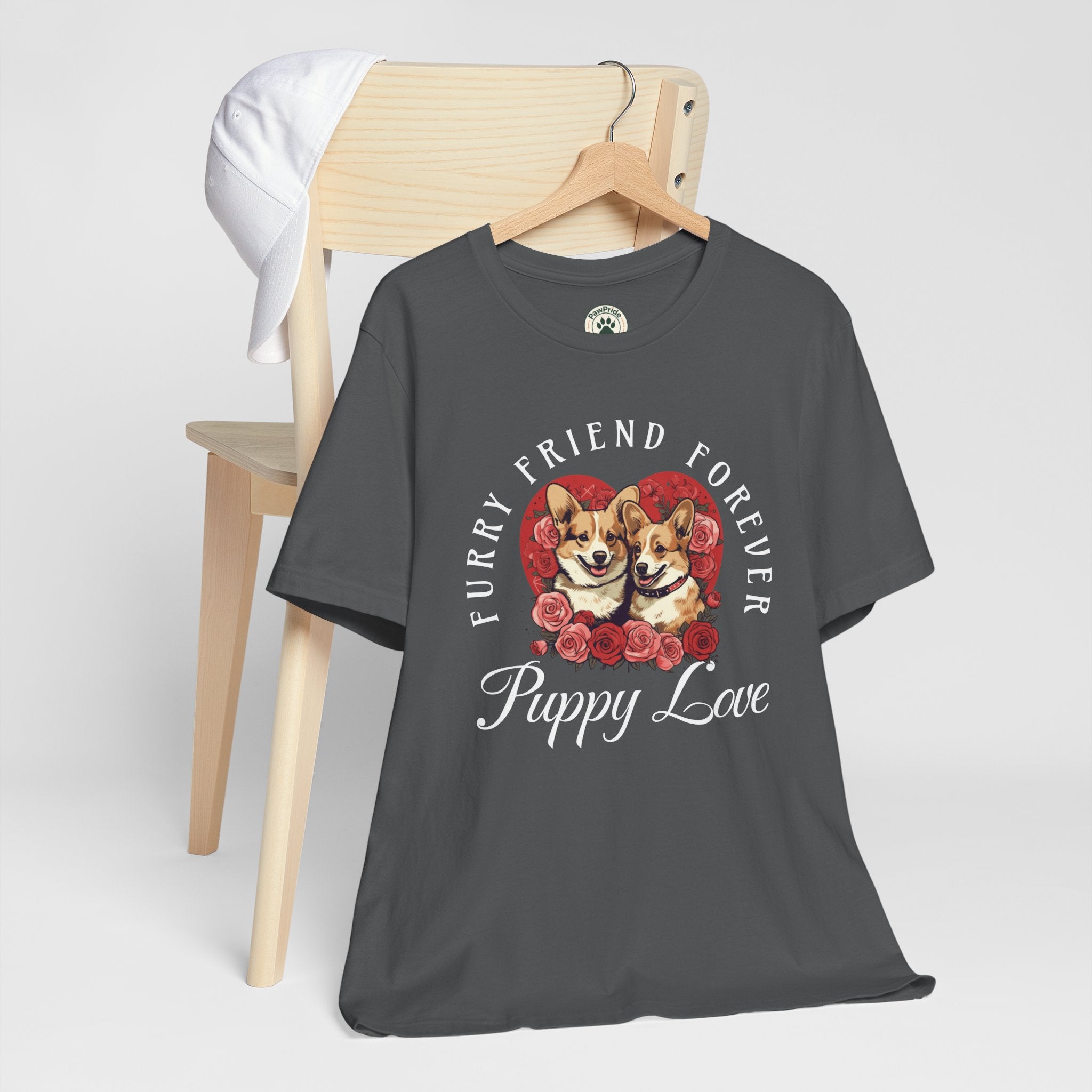 Puppy Love T-Shirt — "Furry Friend Forever" Corgi Tee